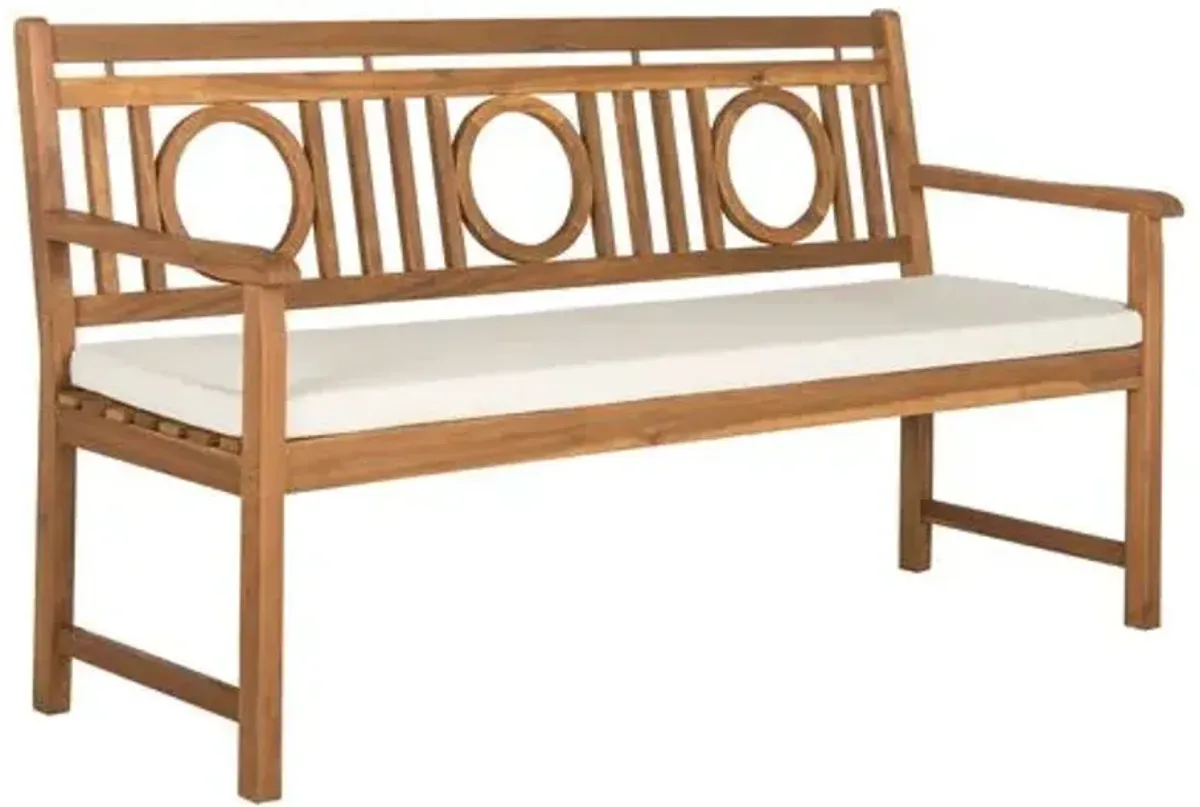 Praia Outdoor Bench - Natural - Beige