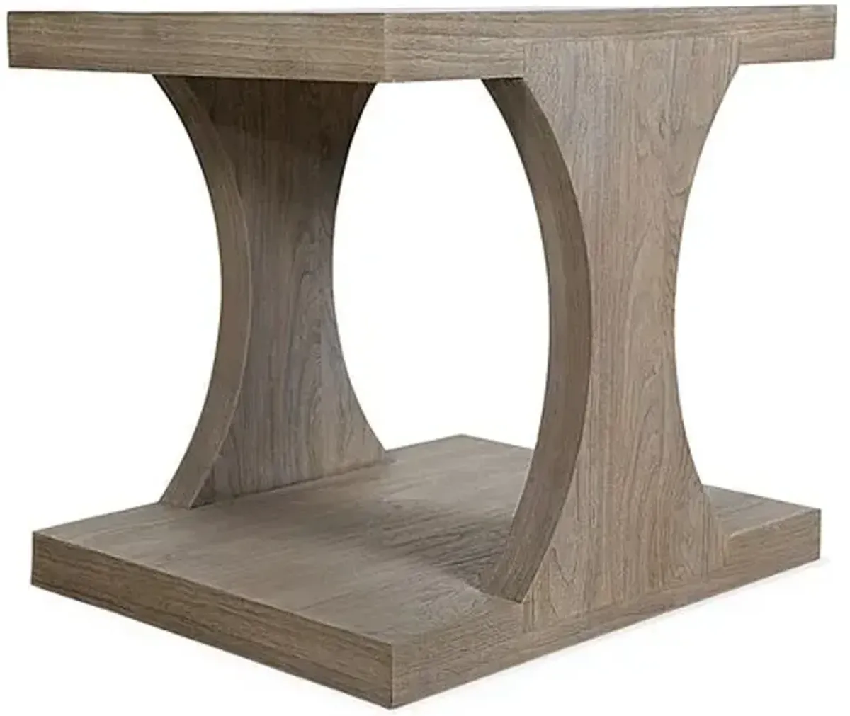 Palmer Side Table - Driftwood - Brownstone Furniture - Gray