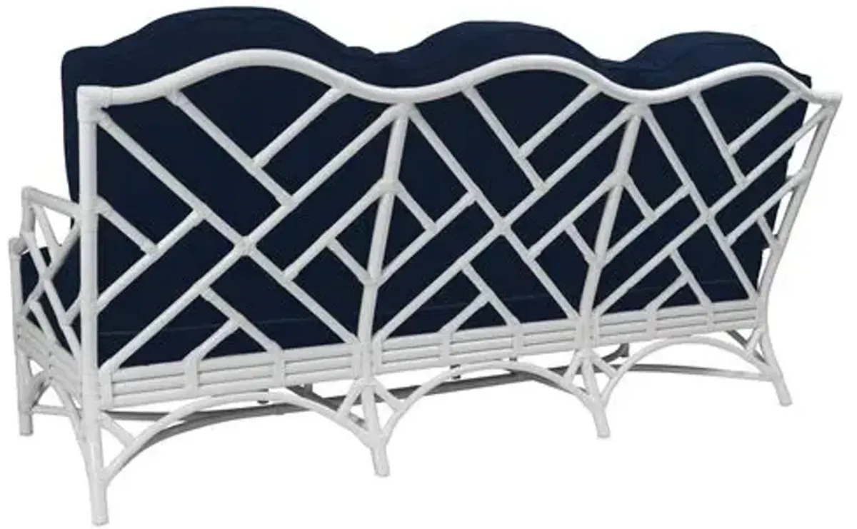 Chippendale Outdoor Sofa - Navy Sunbrella