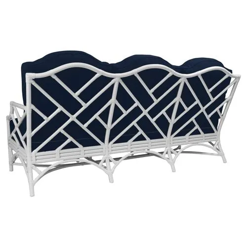 Chippendale Outdoor Sofa - Navy Sunbrella