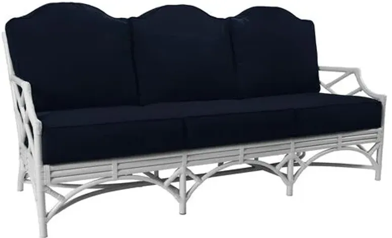 Chippendale Outdoor Sofa - Navy Sunbrella