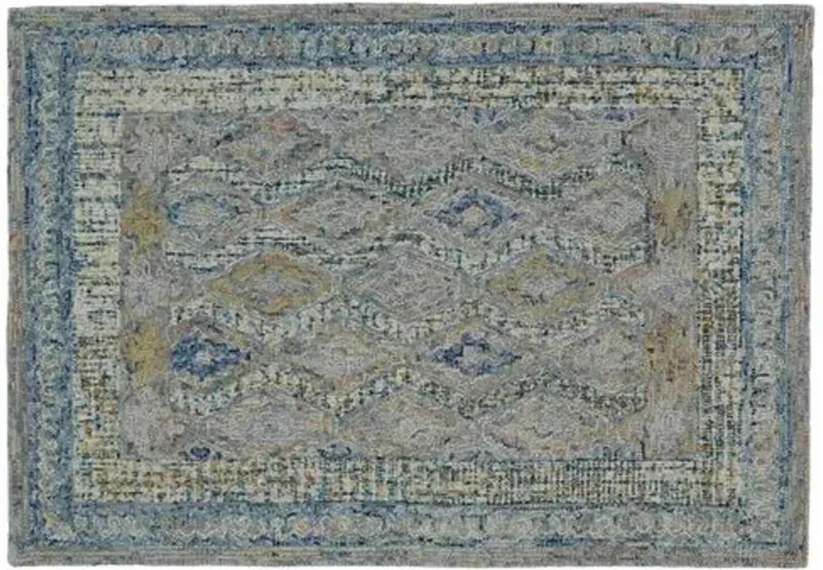 Aurora Rug - Blue - Blue