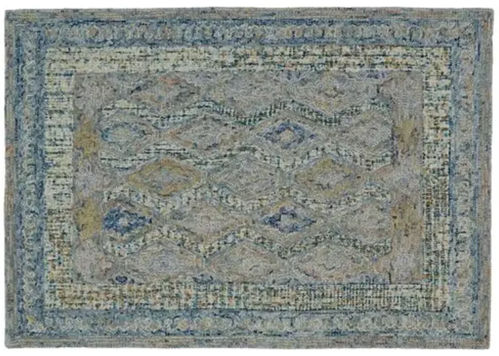 Aurora Rug - Blue - Blue