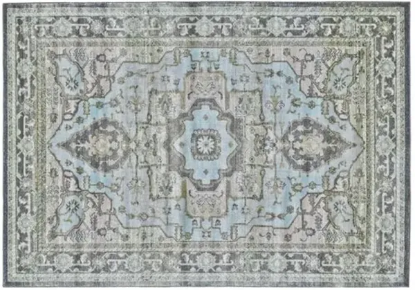 Adara Rug - Blue/Taupe - Blue