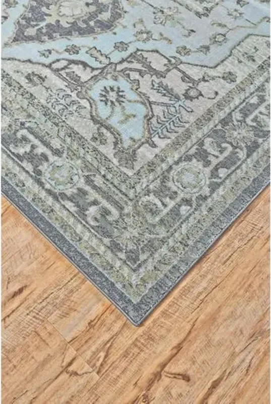 Adara Rug - Blue/Taupe - Blue