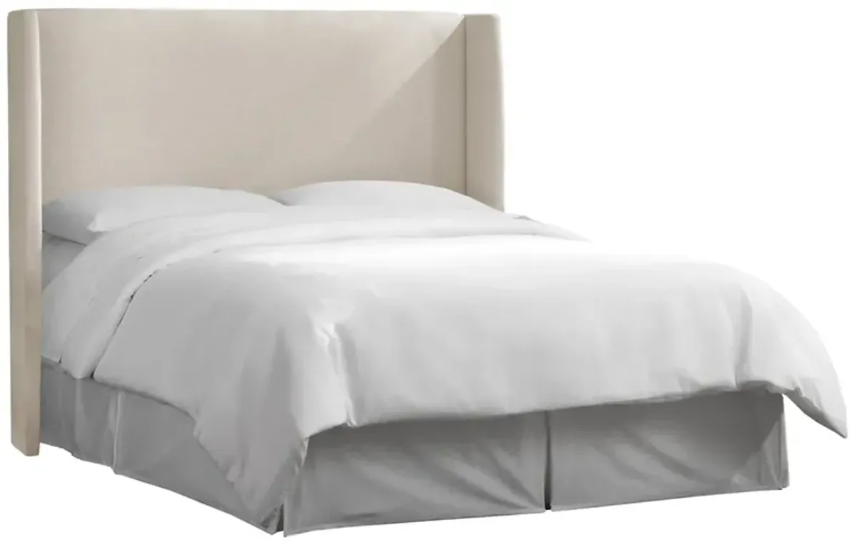 Kelly Linen Wingback Headboard