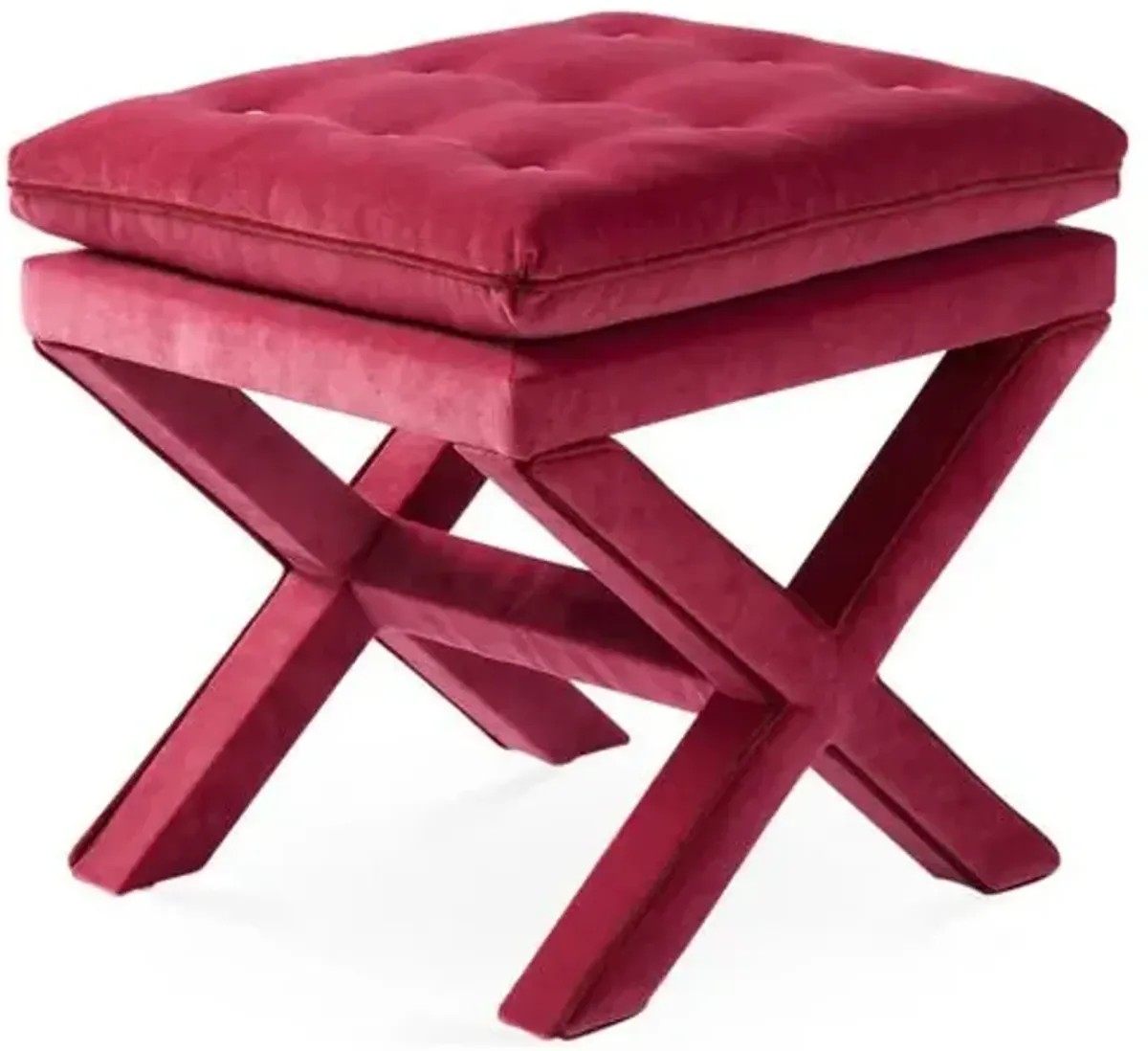 Dalton Pillow-Top Ottoman - Berry