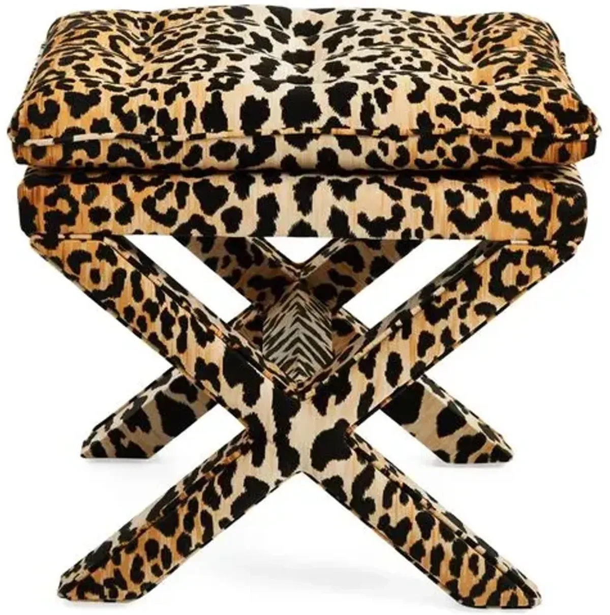 Dalton Pillow-Top Ottoman - Leopard