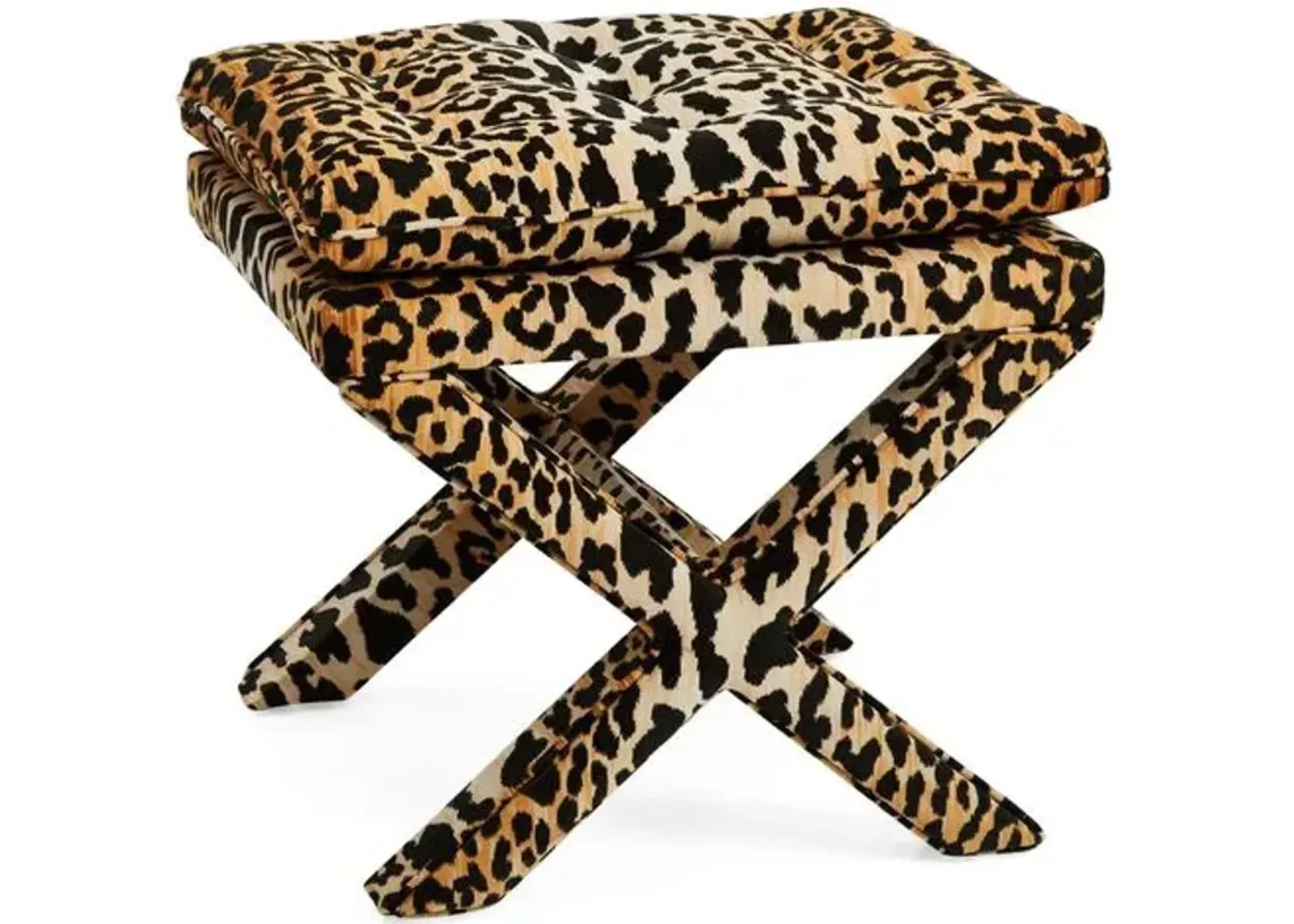 Dalton Pillow-Top Ottoman - Leopard