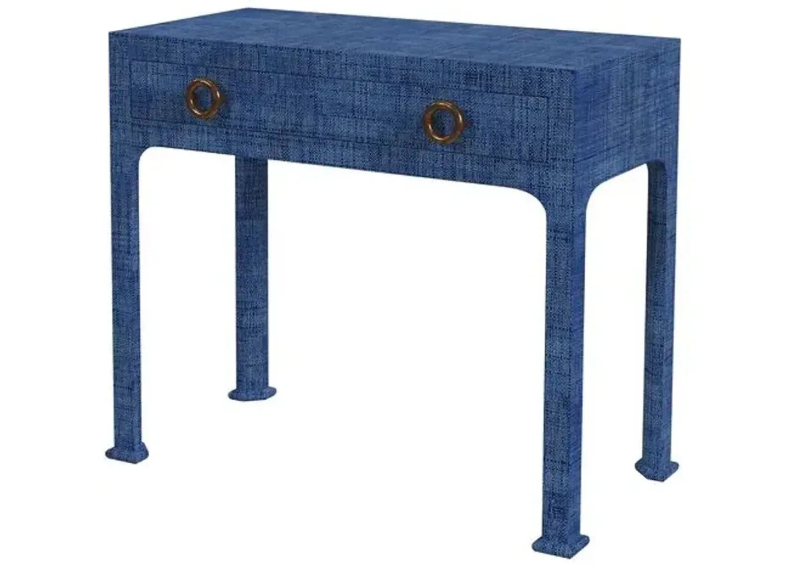 Kos Raffia Console - Blue