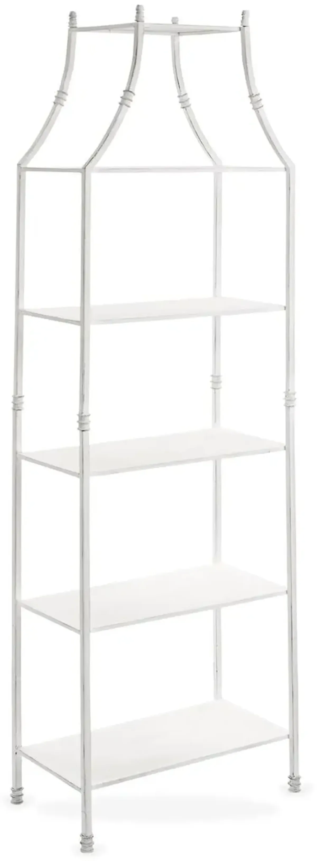 Silas Étagère - Antiqued White