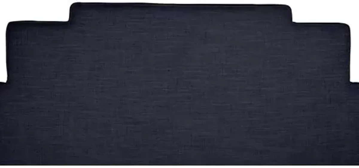 Paxton Linen Headboard - Blue