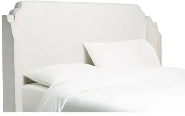 Aurora Linen Wingback Headboard - Beige