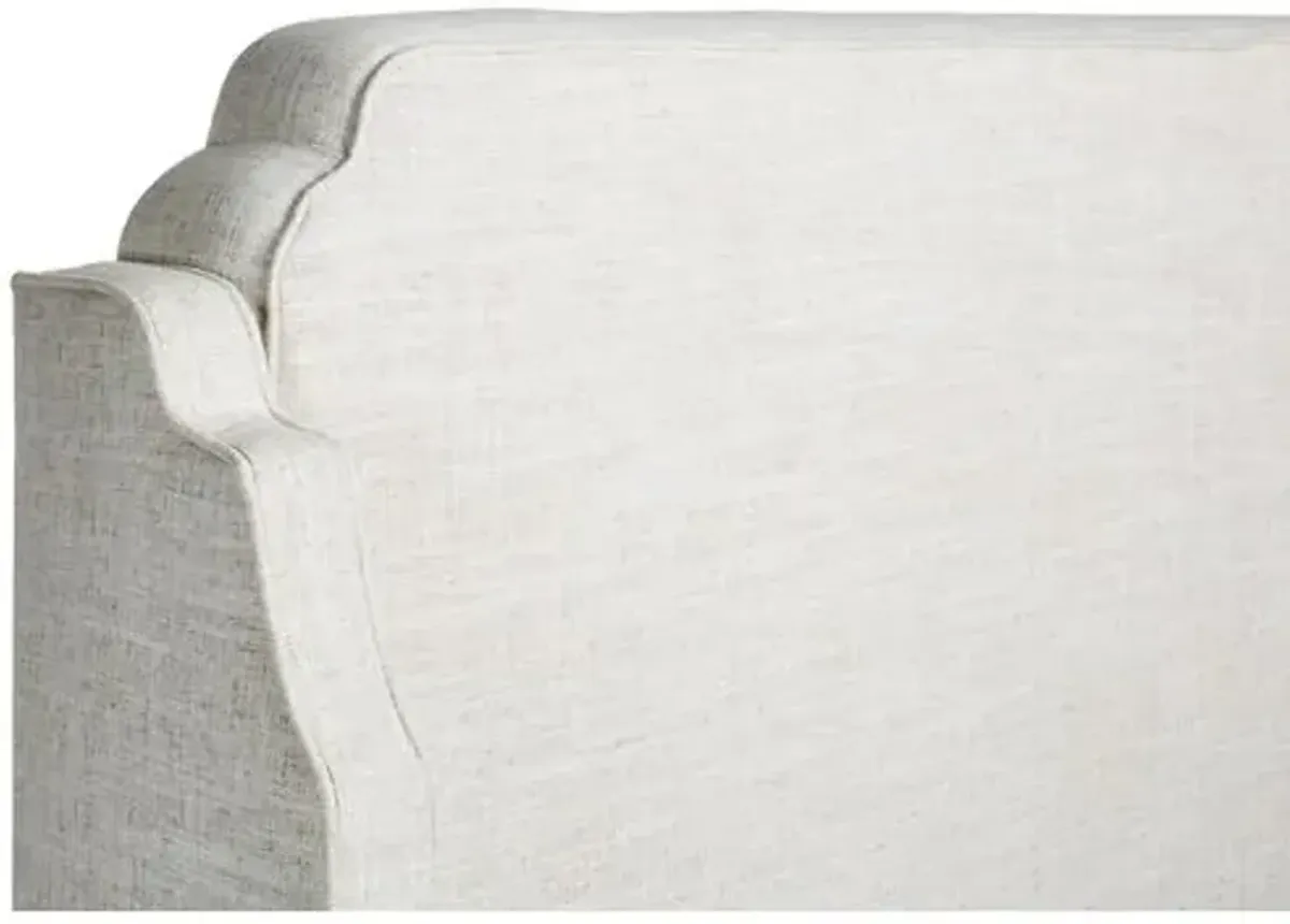 Aurora Linen Wingback Headboard - Beige