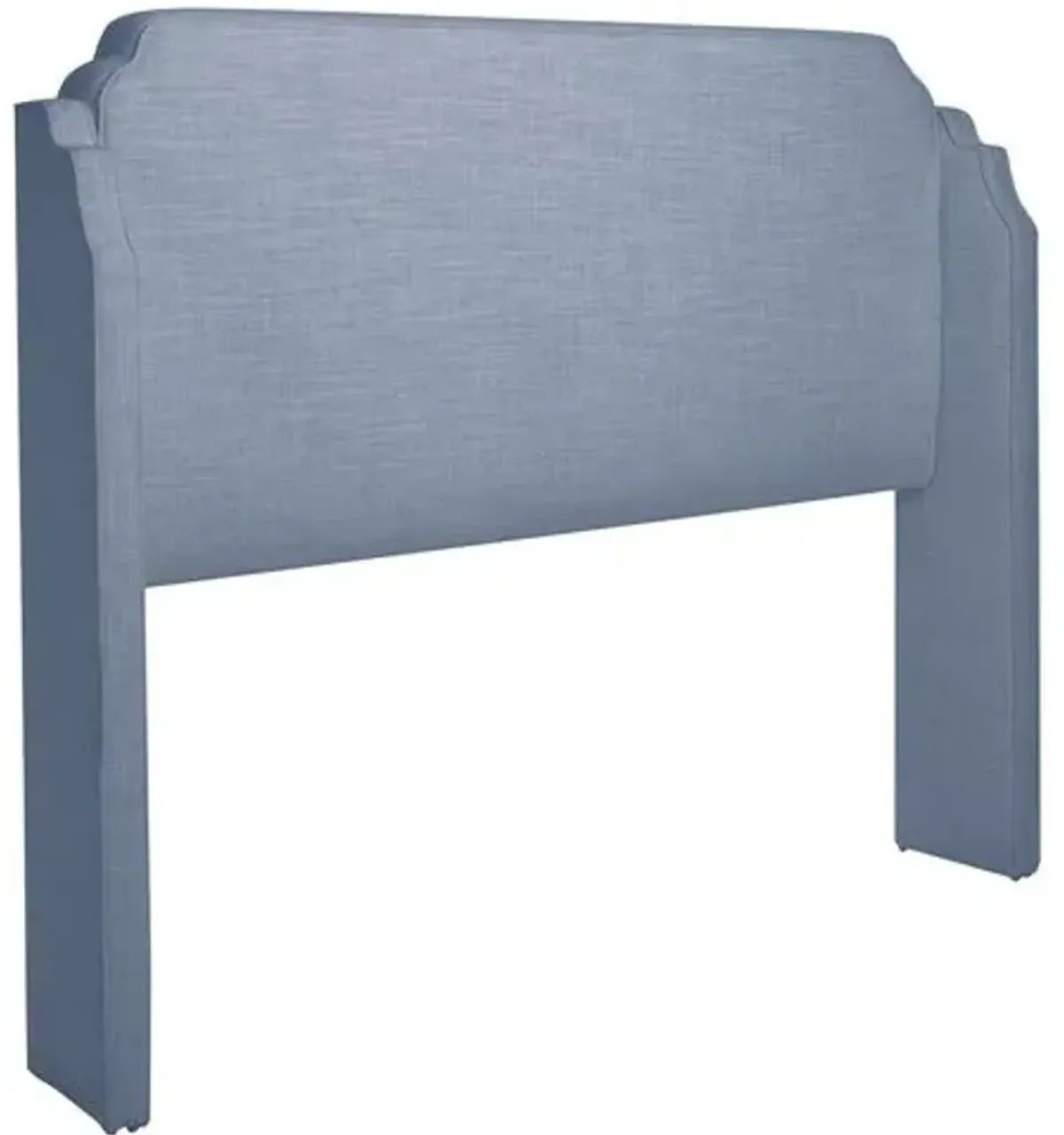 Aurora Linen Wingback Headboard - Blue