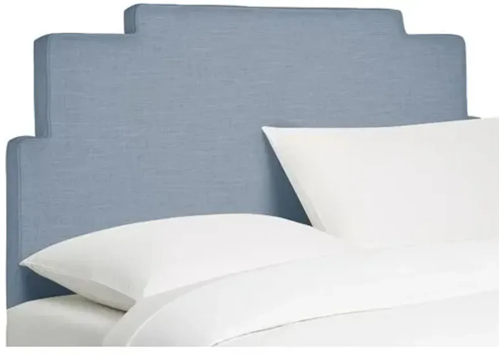 Paxton Linen Headboard - Blue