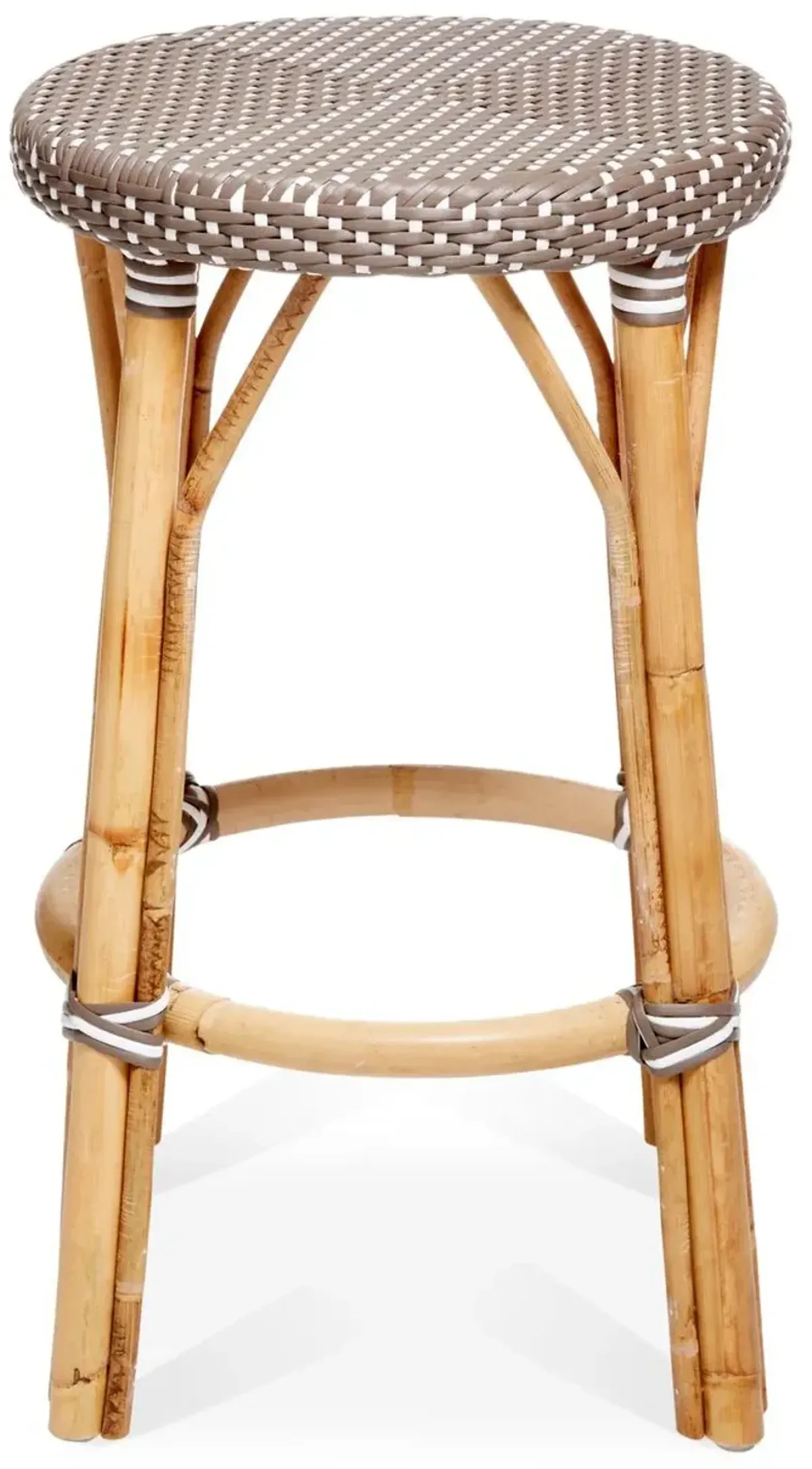 Simone Counter Stool - Cappuccino/White - Sika Design
