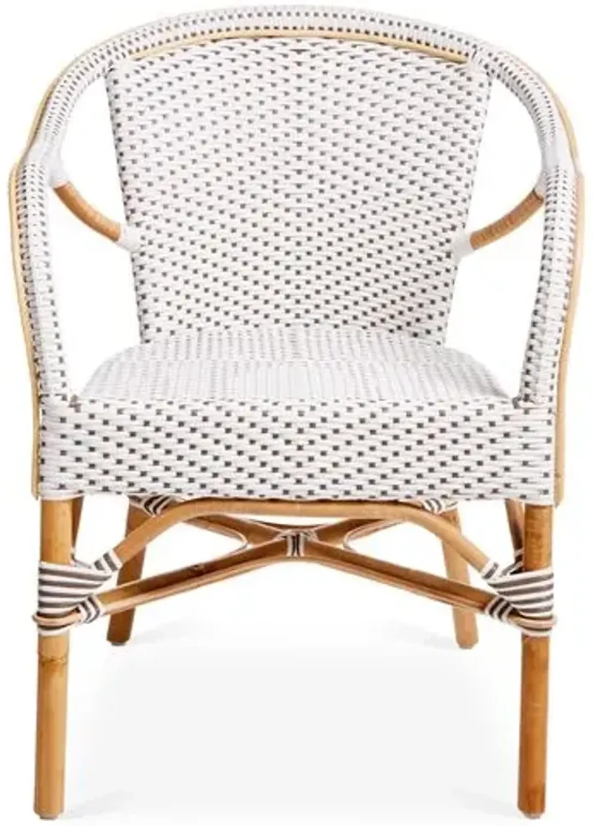 Madeleine Outdoor Armchair - White/Cappuccino - Sika Design