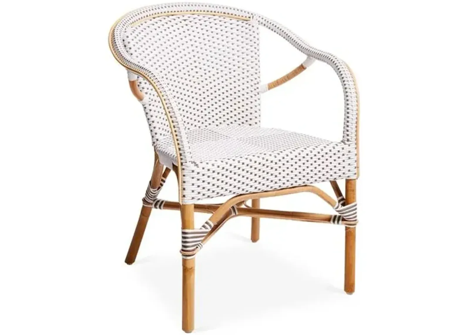 Madeleine Outdoor Armchair - White/Cappuccino - Sika Design