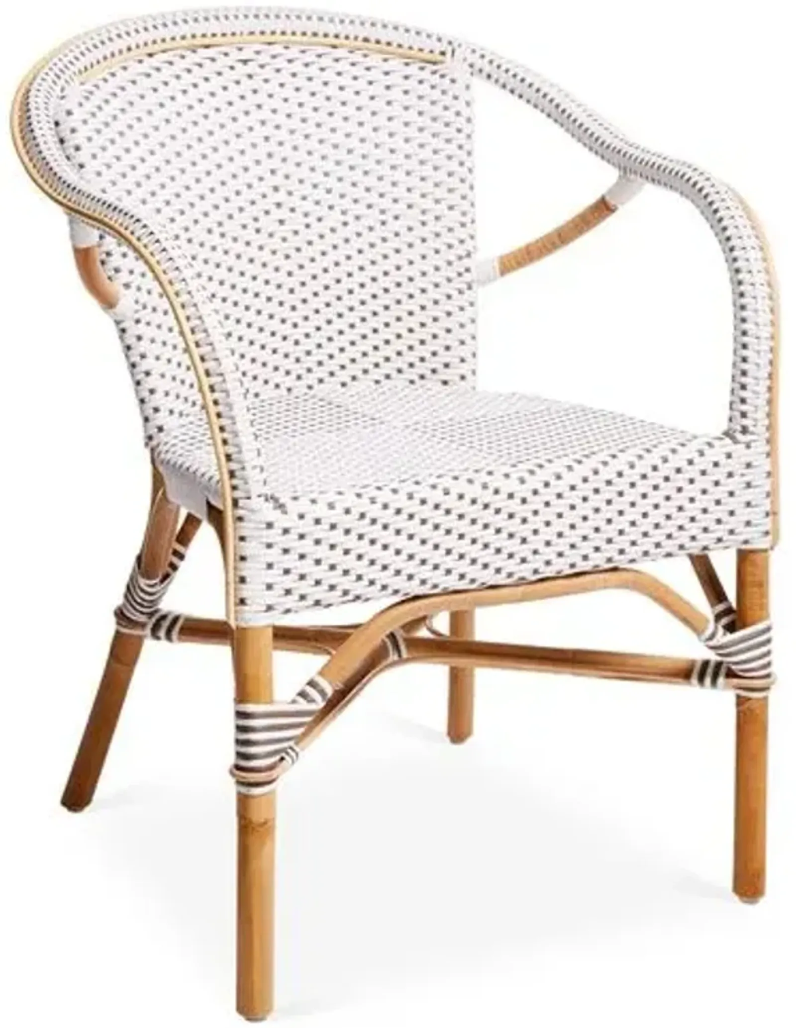 Madeleine Outdoor Armchair - White/Cappuccino - Sika Design