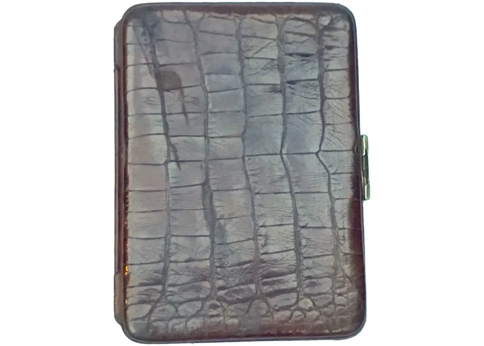 Alligator Card Case - Vermilion Designs - Brown