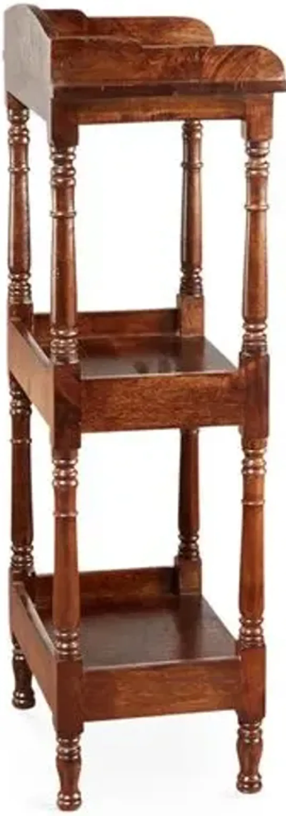 Concord Tiered Bookcase - Pecan - Handcrafted