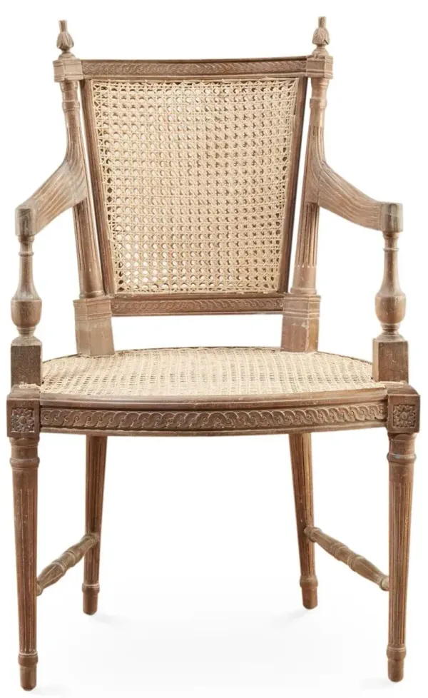 Hampton Wicker Armchair, Natural