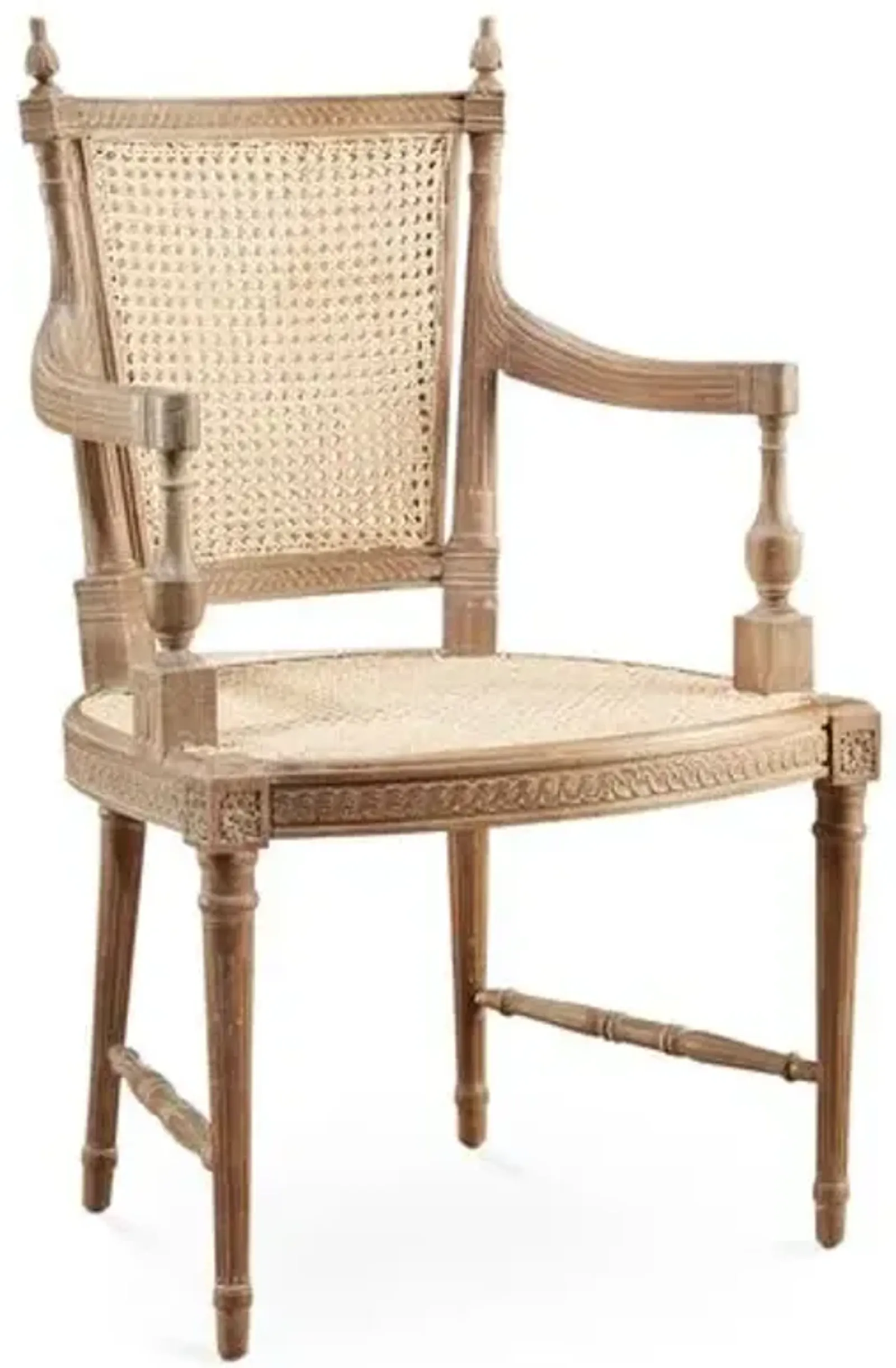 Hampton Wicker Armchair - Natural - Handcrafted - Beige