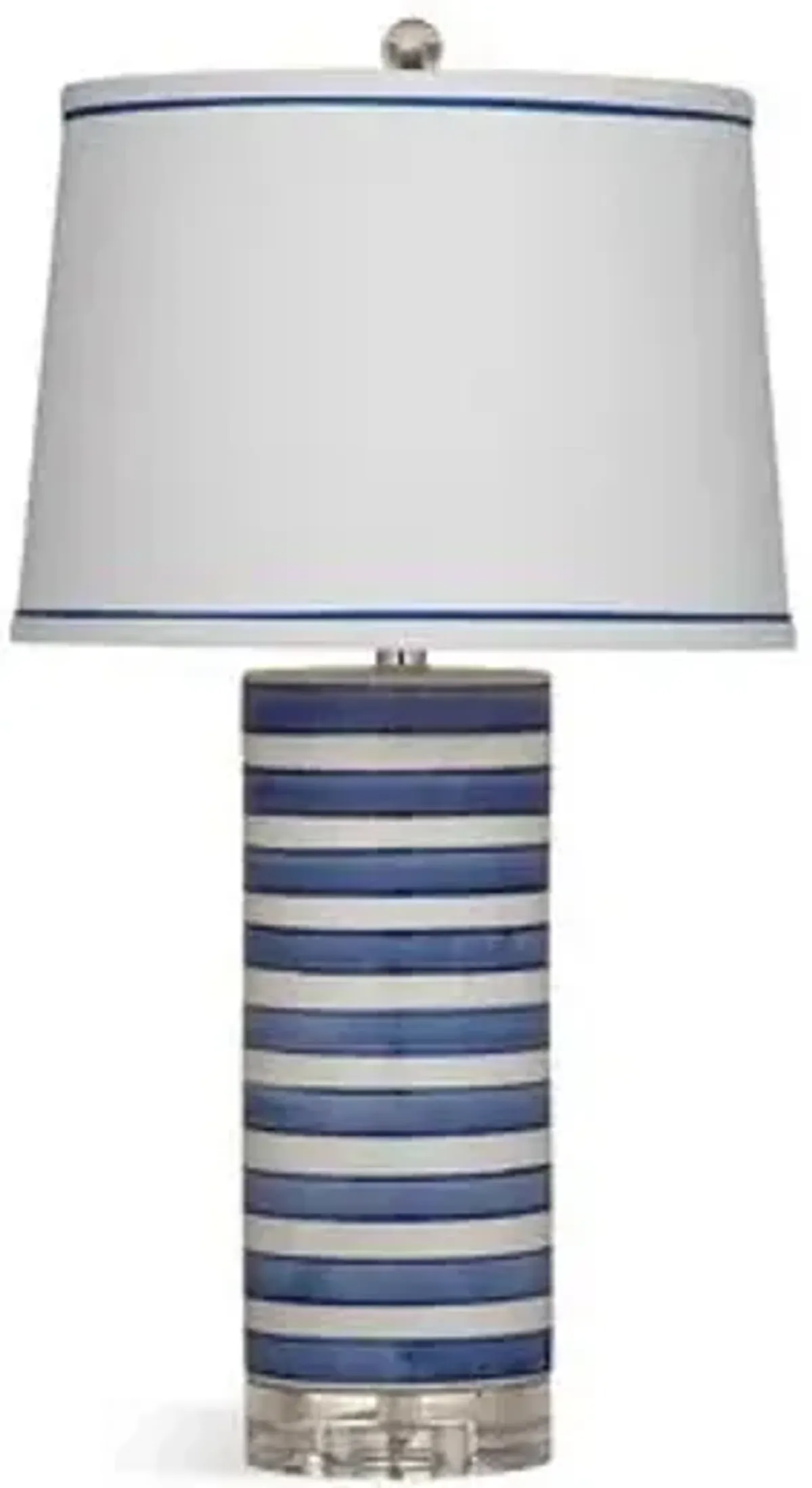 Regatta Stripe Table Lamp - Blue/White