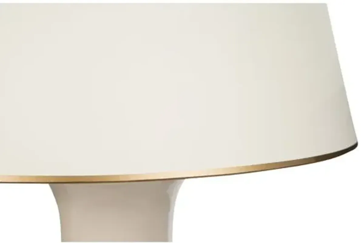 Emmy Table Lamp - Ivory - Bradburn Home