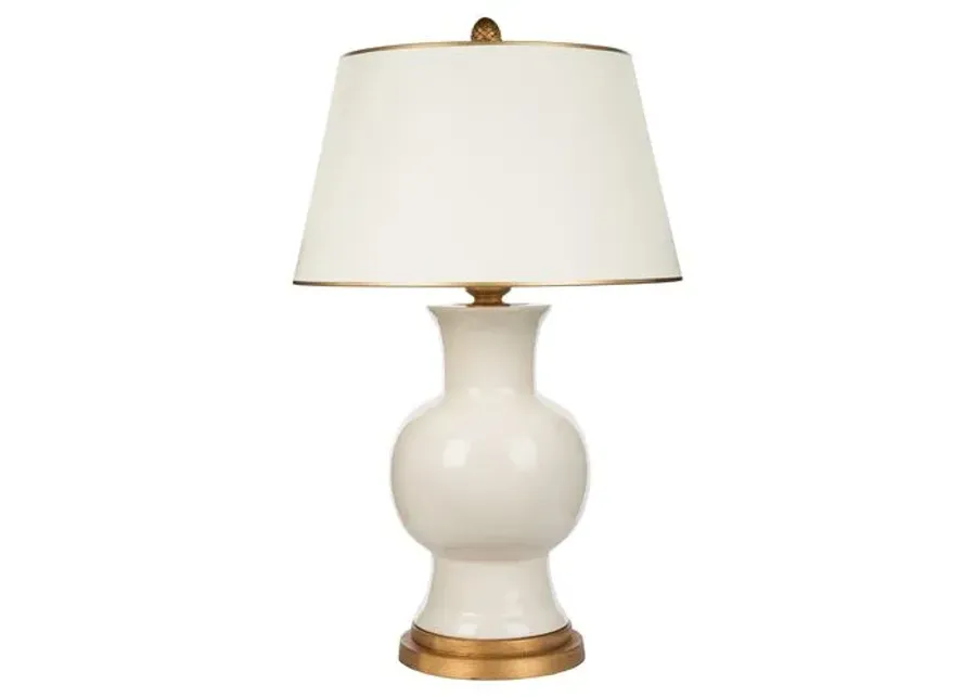 Emmy Table Lamp - Ivory - Bradburn Home