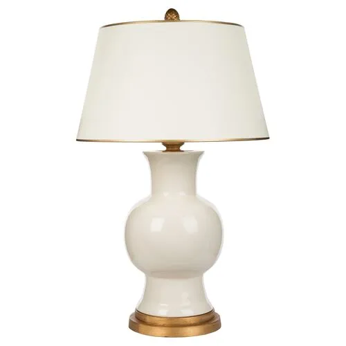 Emmy Table Lamp - Ivory - Bradburn Home