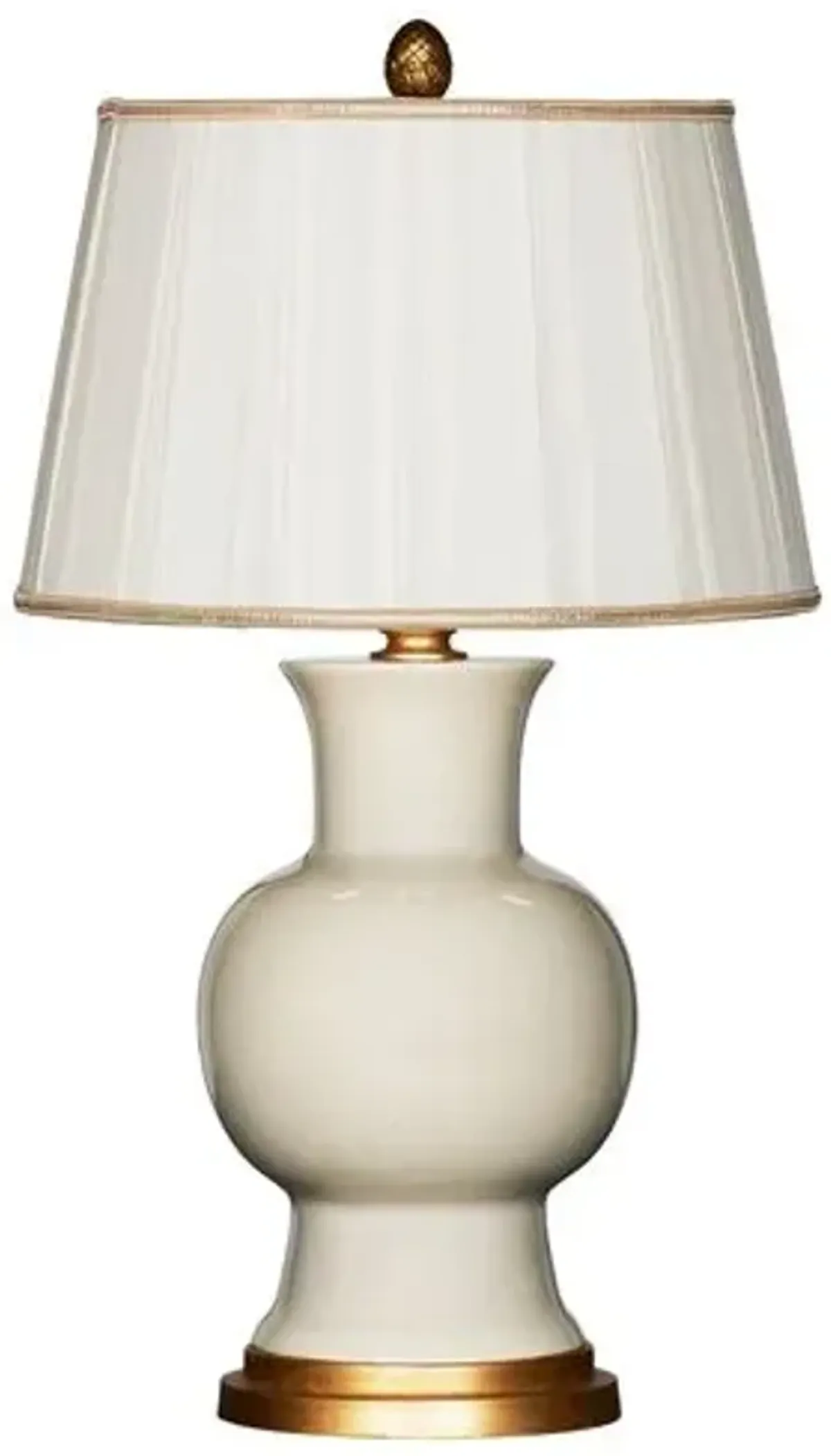 Emmy Couture Table Lamp - Grey - Bradburn Home