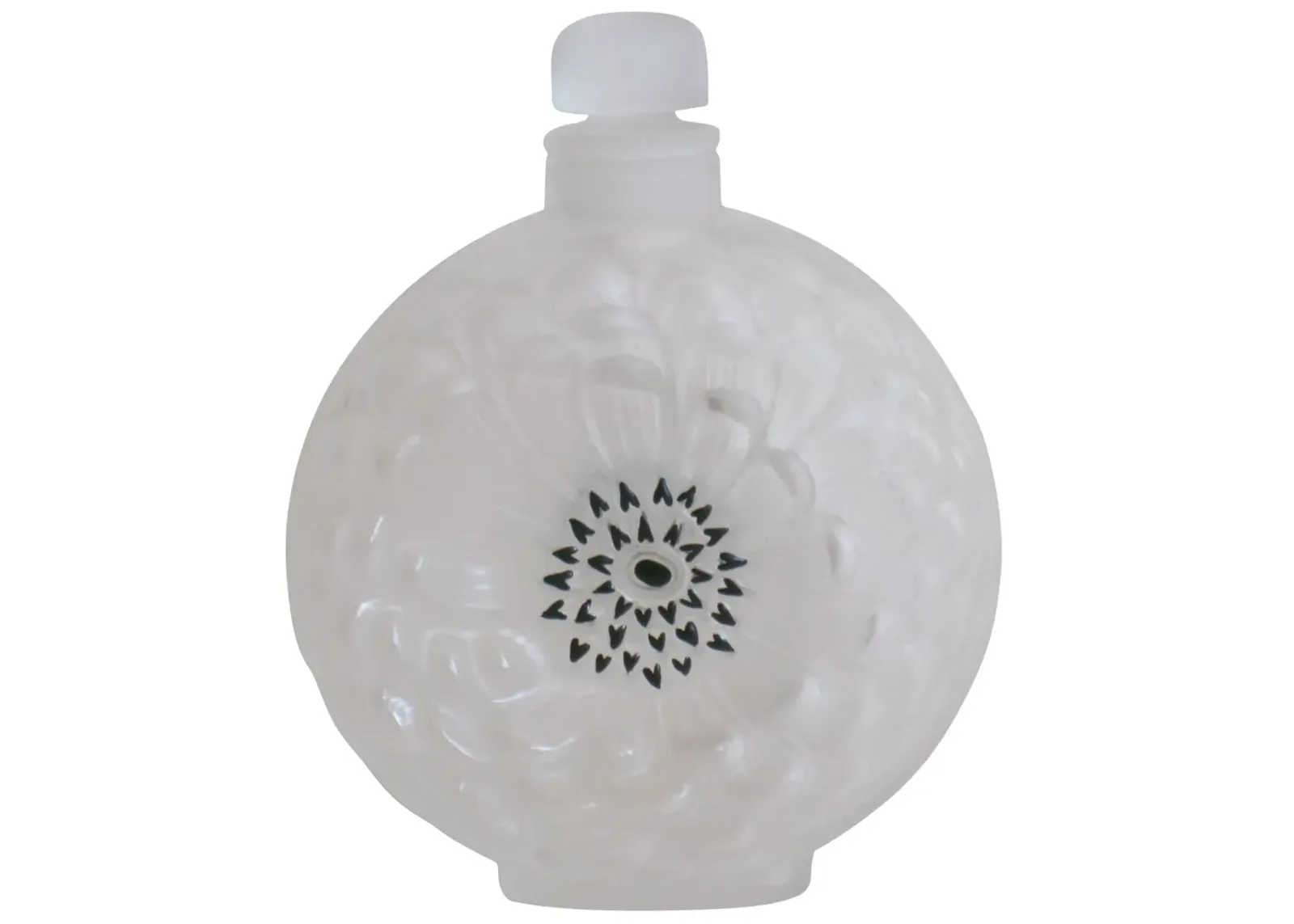 Lalique French Art Deco Perfume Bottle - The Emporium Ltd. - White