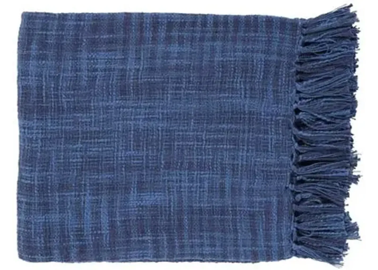 Tori Throw - Cobalt/Navy, Fringed