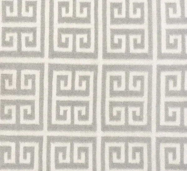 Masai Dhurrie - Gray/Ivory