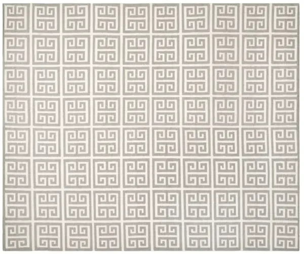 Masai Dhurrie - Gray/Ivory