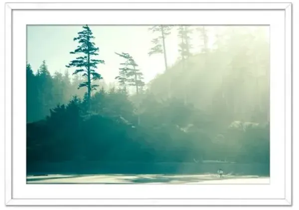 Christine Flynn - Early Morning Surfer Photograph - Blue