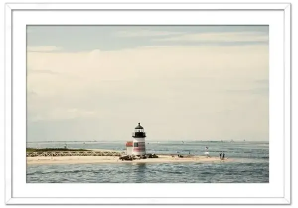 Christine Flynn - Lighthouse Photograph - Blue
