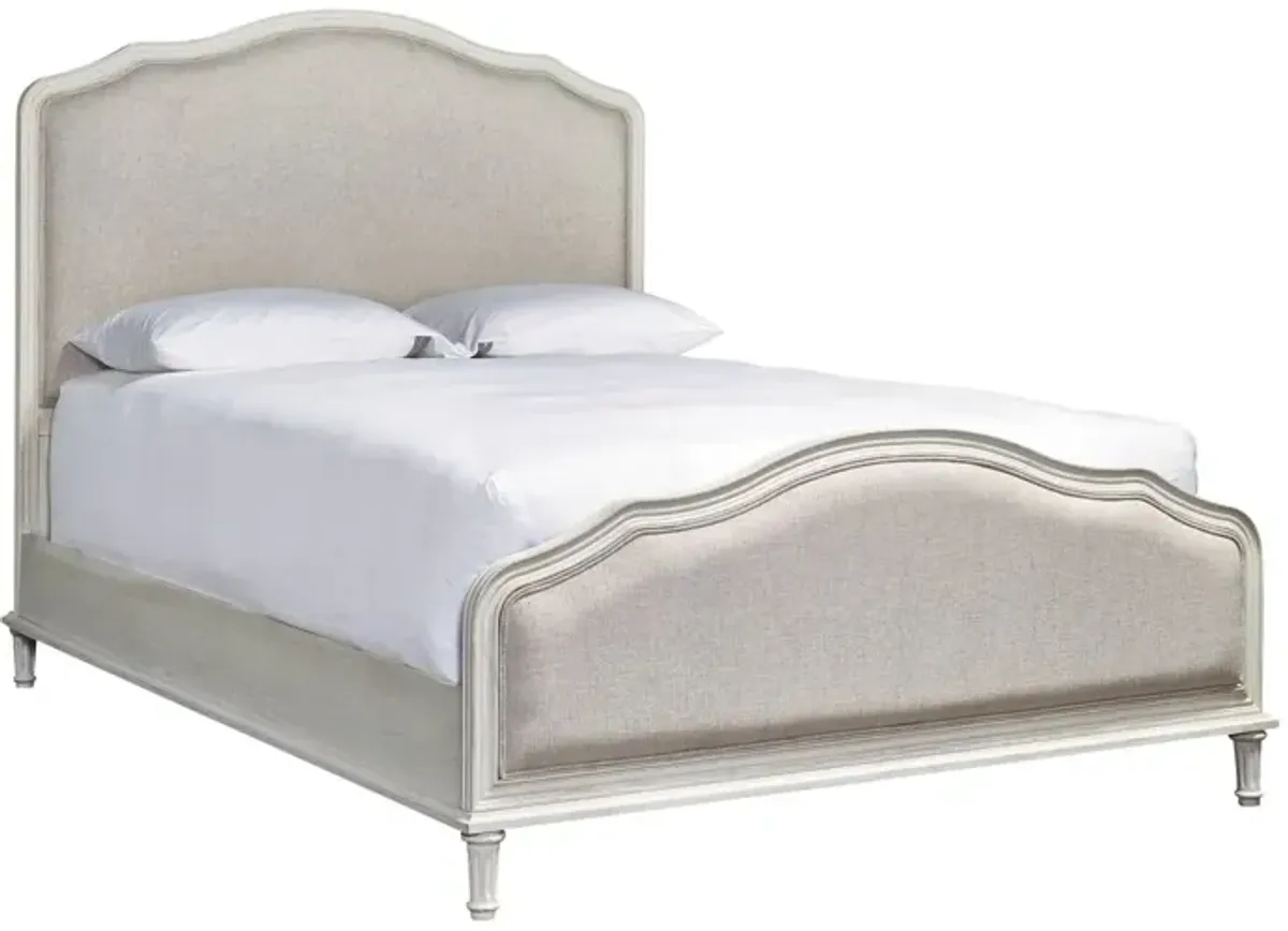 Vaira Upholstered Bed, White