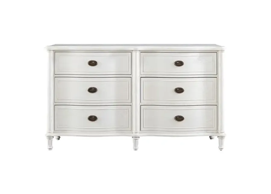 Vaira Dresser - White - Brown