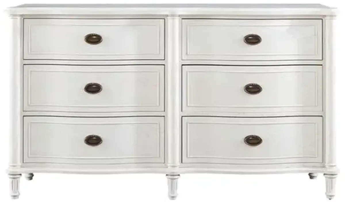 Vaira Dresser - White - Brown