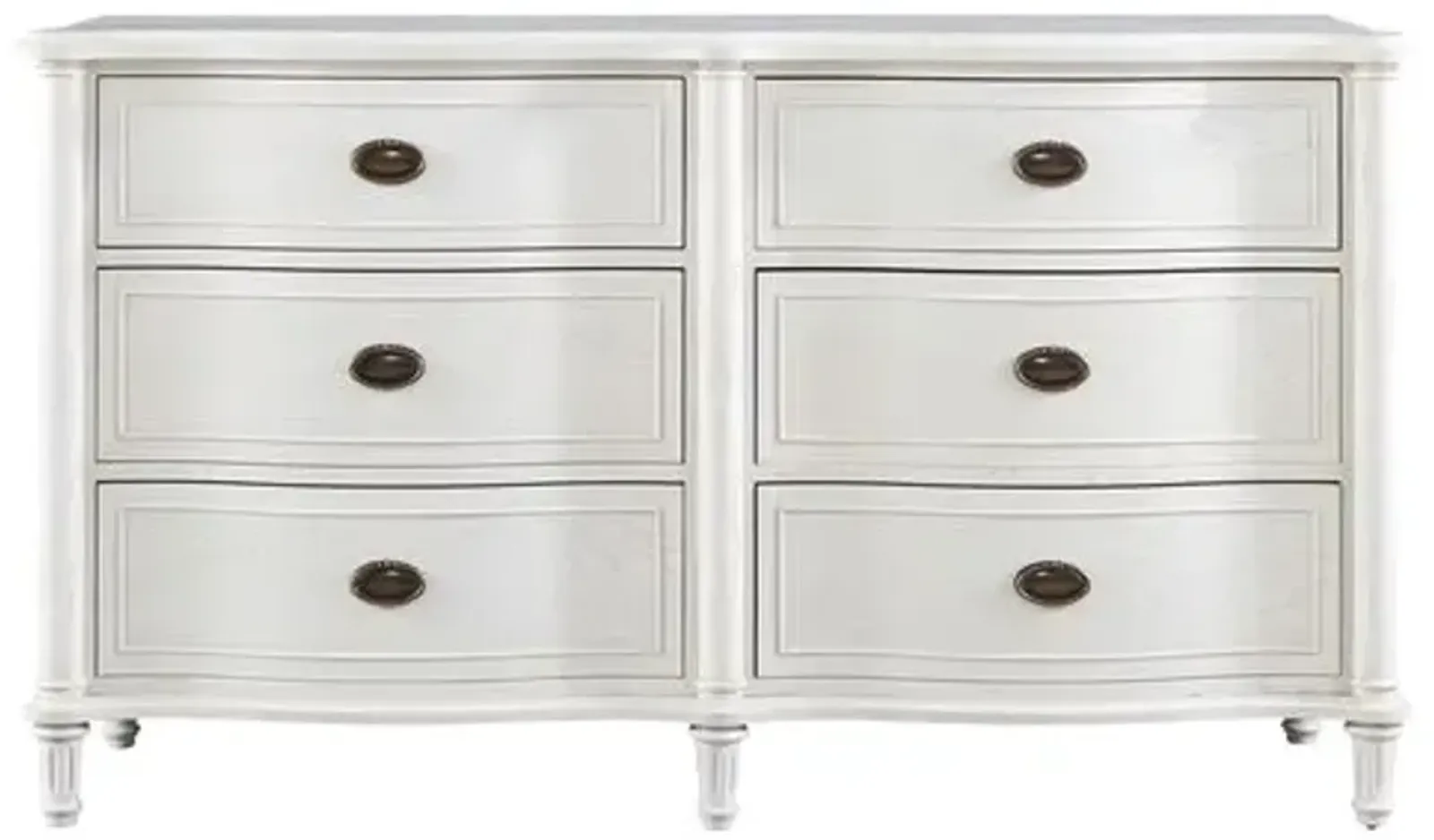 Vaira Dresser - White - Brown