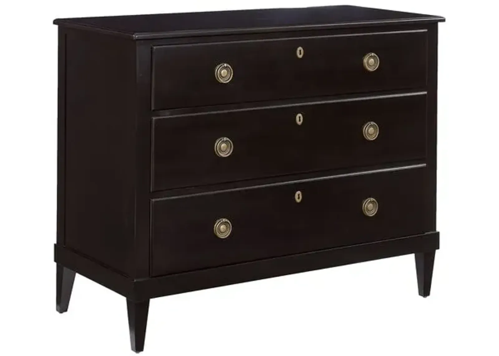 Adams 3-Drawer Dresser - Black