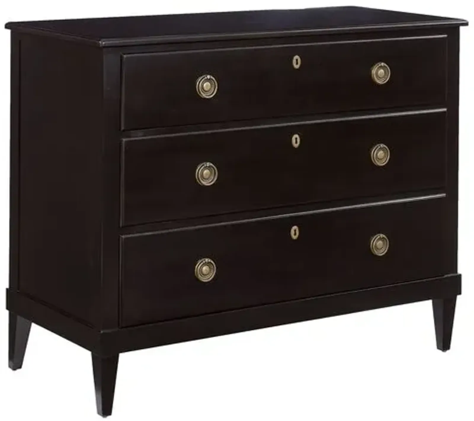 Adams 3-Drawer Dresser - Black