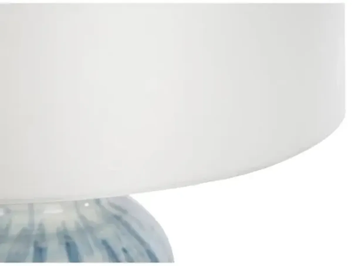 Veranda Table Lamp - Blue Brushstroke - Bradburn Home