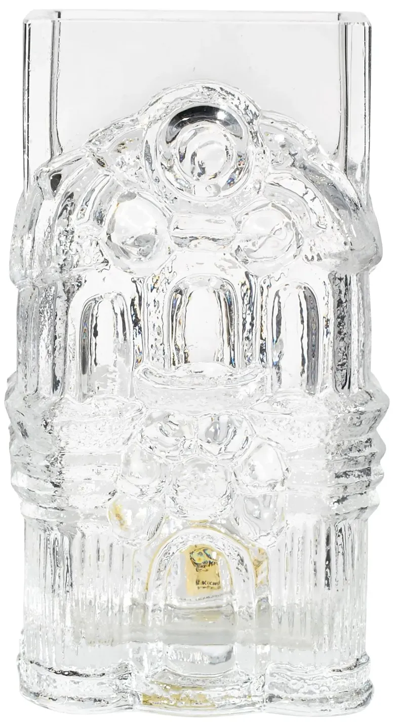 Royal Krona Skruf Swedish Glass Vase - 2-b-Modern - Clear