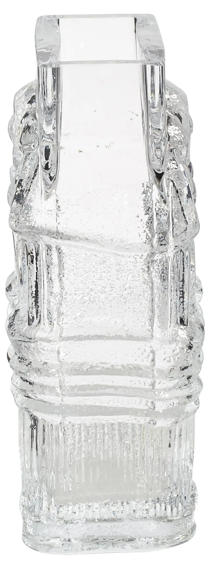 Royal Krona Skruf Swedish Glass Vase - 2-b-Modern - Clear