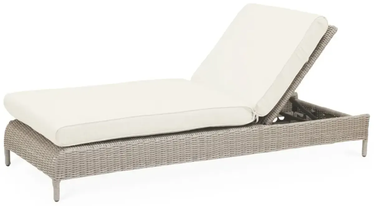 Maye Outdoor Aluminum/Resin Wicker Adjustable Chaise