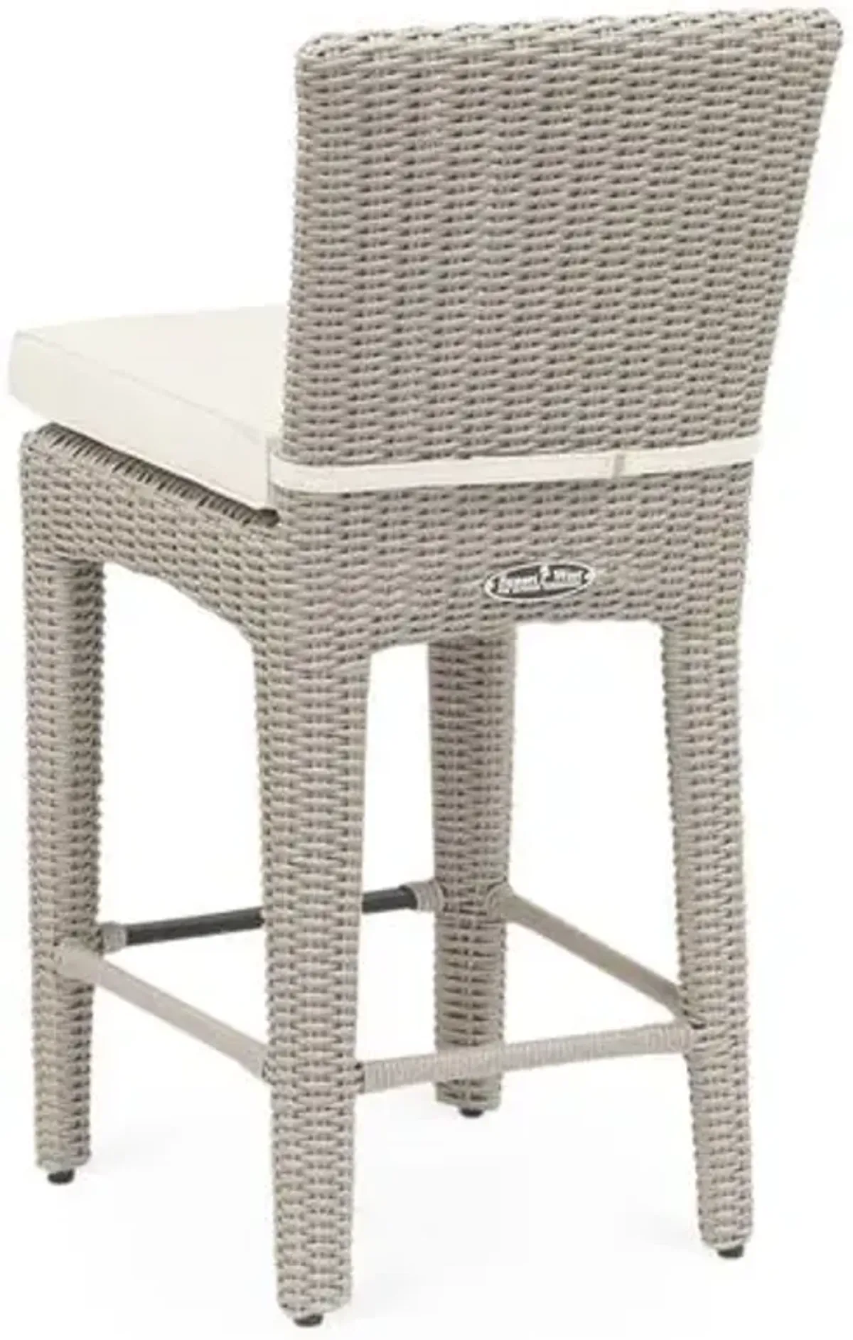 Maye Outdoor Counter Stool - Natural Sunbrella